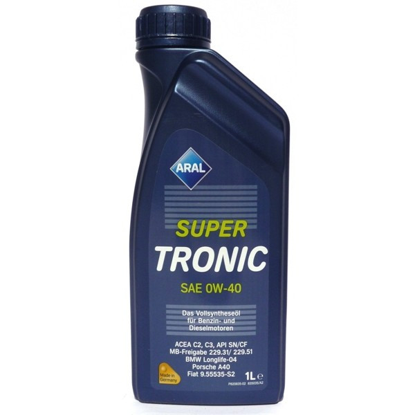 Масло моторне Aral SuperTronic 0W-40 1л