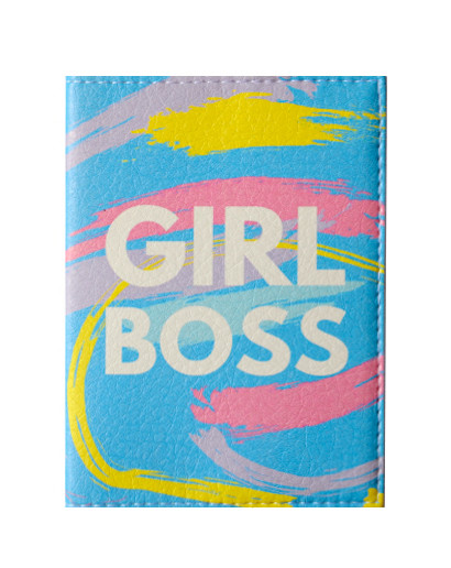 Обкладинка на Паспорт (Біометричний) "GIRL BOSS" для дівчини!