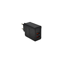 Адаптер 220v 2 usb with Digital Display CX QC03