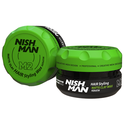 Матова глина для укладання волосся Nishman Matte Clay М2 100мл