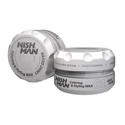 Помада для укладання волосся Nishman С1 (світло-сірий) 150мл