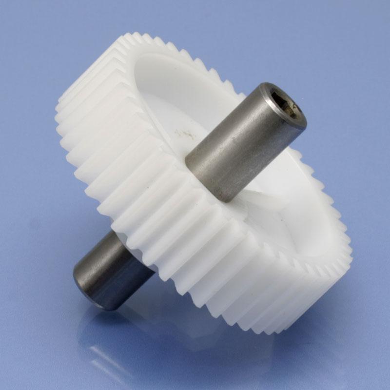 Шестерня для м'ясорубки Moulinex DKA1 з валом, фото 1