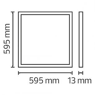 LED світильник врізний Horoz CAPELLA-48 48W 6400К, фото 2
