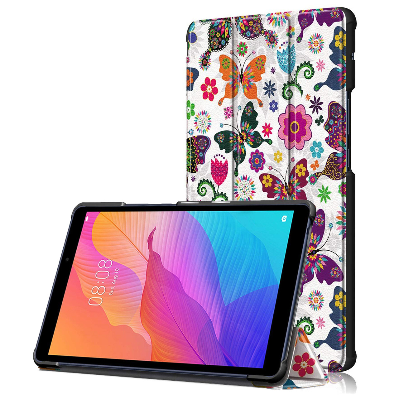 Чохол-книжка Colored Cover для Huawei MatePad T8 8.0 Butterflies