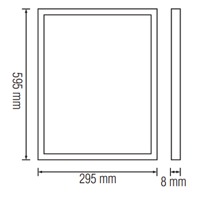 LED світильник врізний Horoz ZODIAC-24 24W 4200К, фото 2