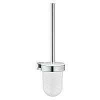 Ершик для унитаза с подставкой подвесной GROHE Essentials Cube 40513001 хром стекло 111255