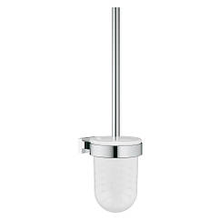 Йоржик для унітазу настінний GROHE Essentials Cube прямокутний скляний хром 40513001