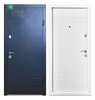 Двері вхідні Міністерство Дверцят ПО-260 Антрацит/білий мат