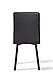 Стілець обідній Триніті (ніжки чорні метал/шкірзам чорний), фото 5