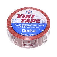 Ізострічка ПВХ ''VINI-TAPE'' #102 0,15x19мм (10ярд.) червона, NAR0513