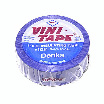 Ізострічка ПВХ ''VINI-TAPE'' #102 0,15x19мм (10ярд.) синя, NAR0514