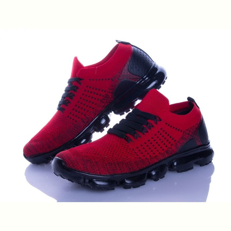 Стильні кросівки Wonex чоловічі текстильні червоні