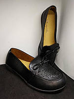 Туфлі з бантиком і камінцями, чорні, МАЛОМІРЯТЬ