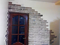 Облицовка кухни декоративным камнем 3