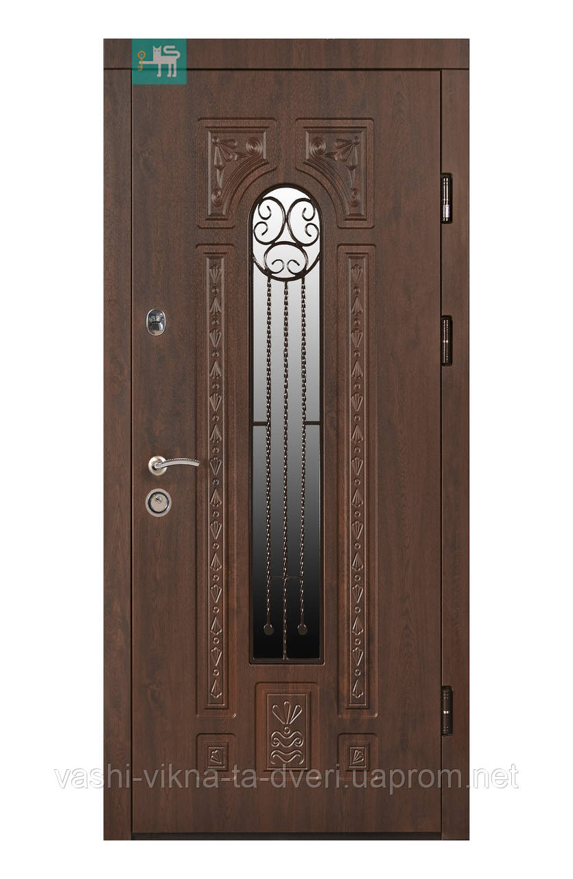 Дверь входная для улицы со стеклом Министерство Дверей ПК-139 винорит Дуб темный - фото 2 - id-p1435775620