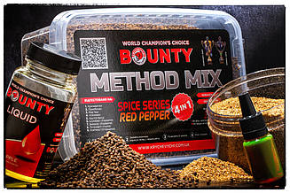 Методний пелетс BOUNTY METHOD MIX 4in1 RED PEPPER