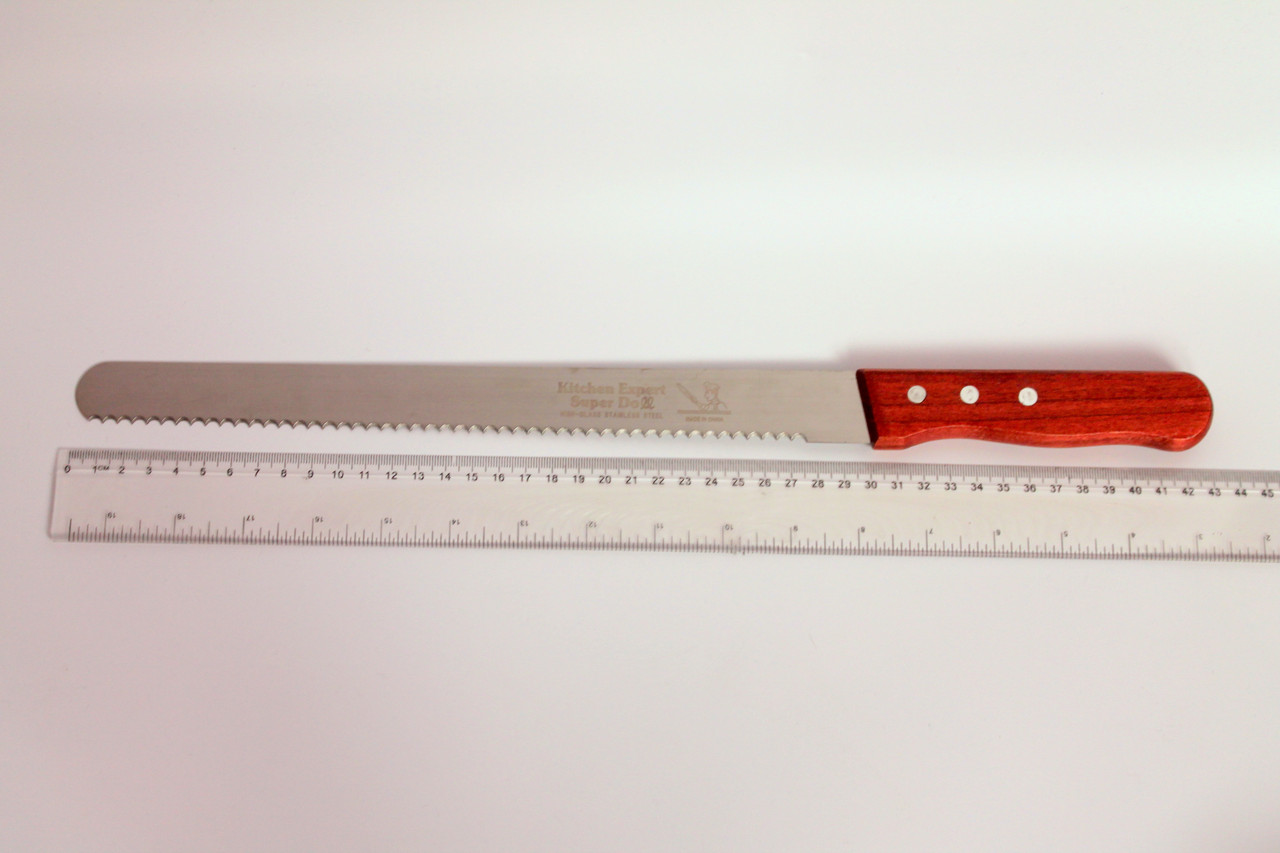 Великий ніж для бісквіту 43 см нарізування тортів, фото 1