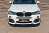 Спліттер BMW X3 F25 M Sport елерон тюнінг обвіс, фото 3