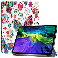 Чехол-книжка Colored Cover для Apple iPad Pro 11" 2018 / 2020 (Wake / Sleep) Butterflies