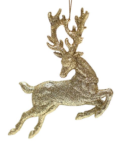 Підвіска Олень 13см золото, фото 1