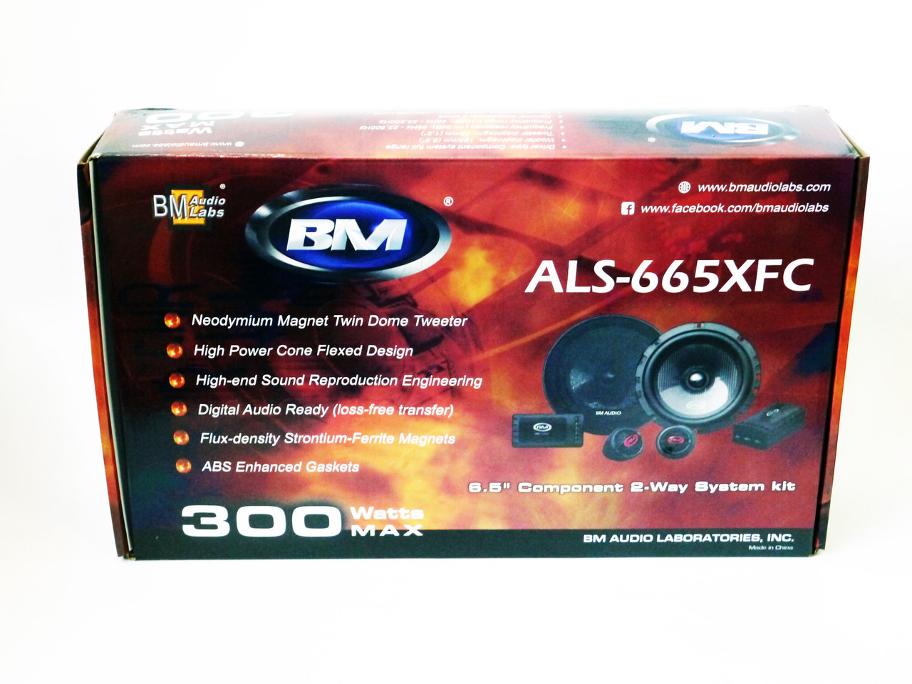 16см BOSCHMANN BM Audio ALS-665XFC 300W 2х полосні компонентні