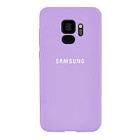 Чехол Silicone case для Samsung S9 (30) Lilac лиловый