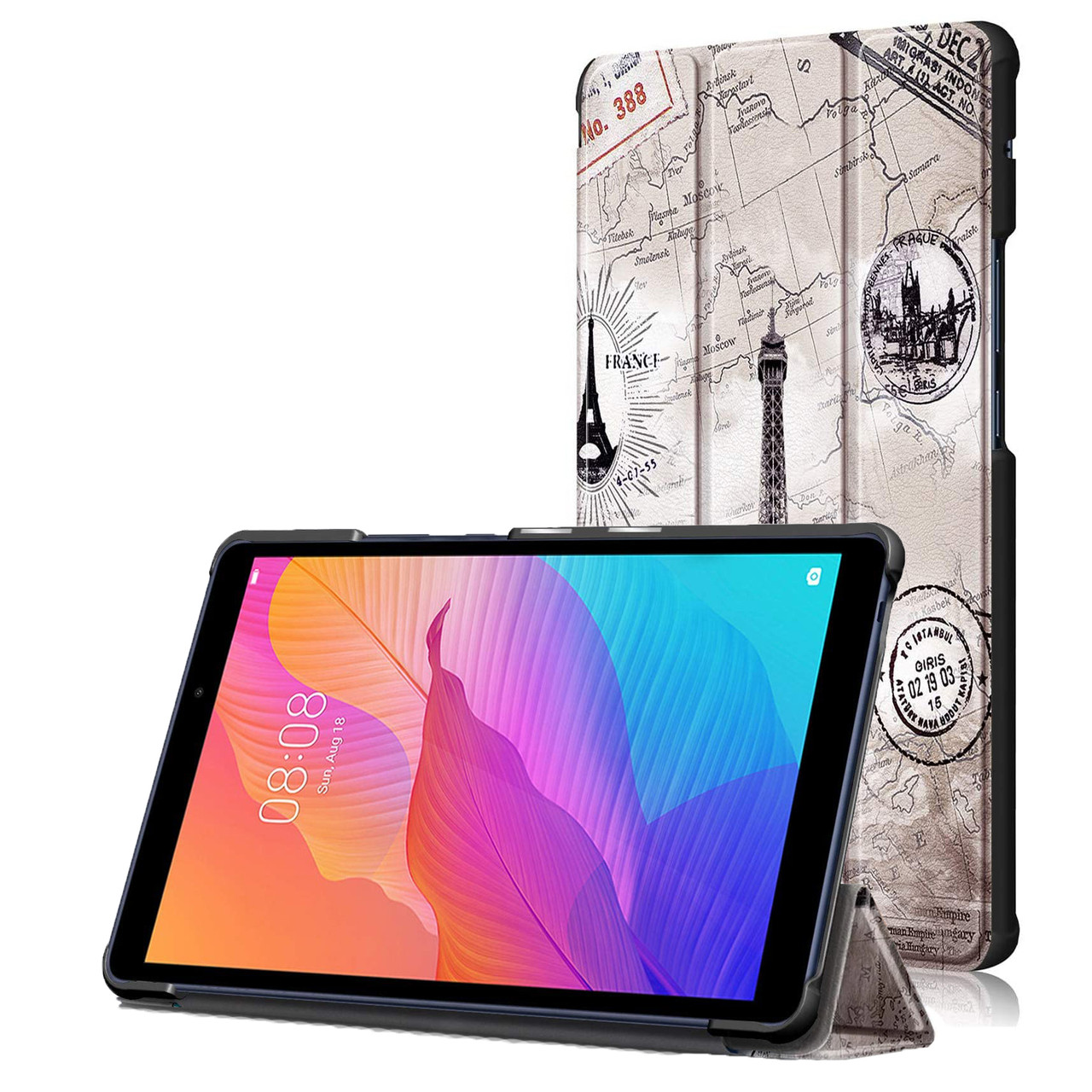Чохол-книжка Colored Cover для Huawei MatePad T8 8.0 Eiffel Tower, фото 1