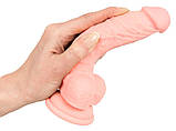 Фалоімітатор з мошонкою Medical Silicone Dildo, фото 5
