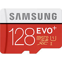 Карта пам' яті Samsung 128GB EVO+ UHS-I microSDXC U1 (Class 10)