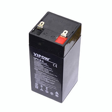 Акумулятор гелевий Vipow 4V 4.9Ah, BAT0271 (вир. 2025.06.17)