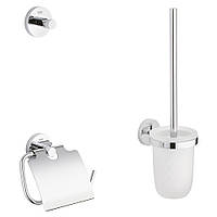 Набор аксессуаров для ванной комнаты GROHE Essentials 40407001 хром 111296