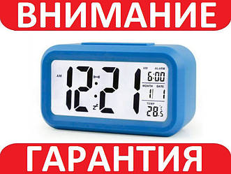 Годинник настільний LED з датчиком освітленості та будильником ***