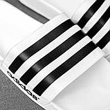 Шльопанці чоловічі Adidas тапочки адідас білі шльопанці сланці, фото 5