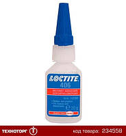 Моментальный клей (цианокрилат) низкой вязкости, резина, пластик (20г.) | Loctite 406