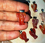 Кулон, підвіс — ангел із серця на шнурку, фото 2