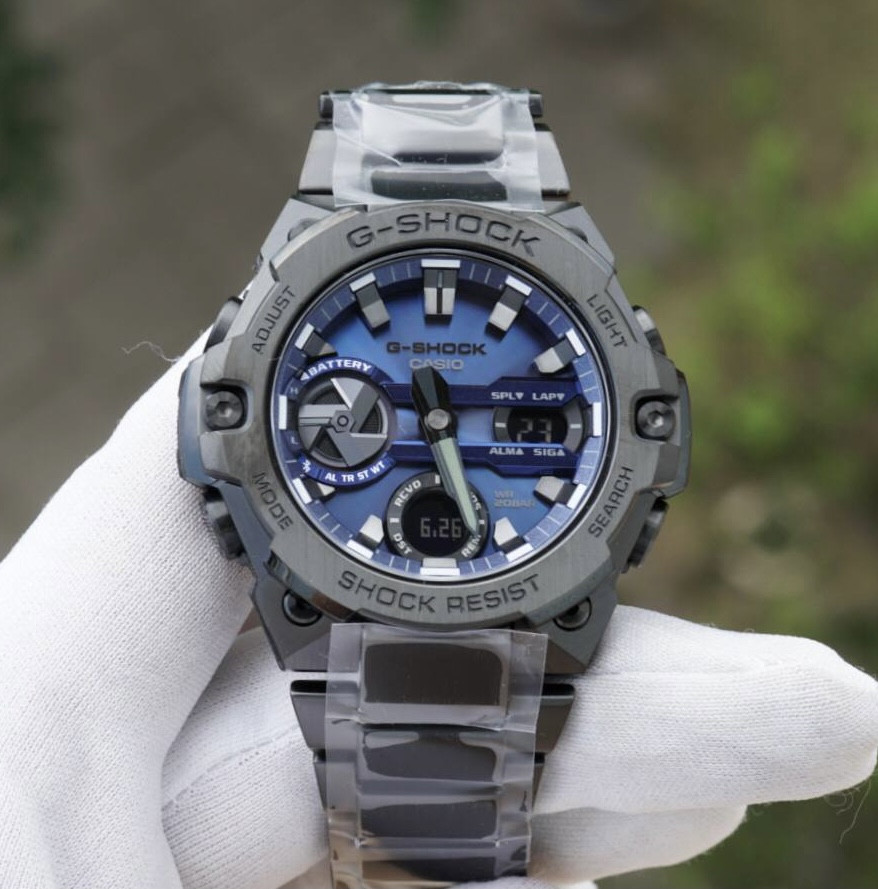 Годинник Casio G-SHOCK GST-B400BD-1A2 Bluetooth SLIM G-Steel Carbon Core Guard