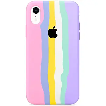 Silicone Rainbow Case для IPHONE Xr