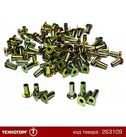 Заклёпка торм.колодки сталь(6х18) (100шт) (MEGA) | 1FI8D
