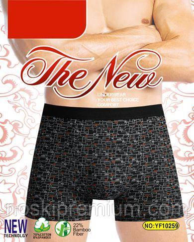 Труси чоловічі боксери Venice бавовна з бамбуком, розміри XL-4XL, 10259, фото 1