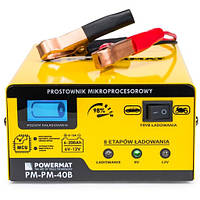 Зарядний пристрій Powermat 6/12V 15A 6-200Ah