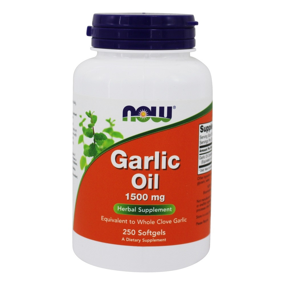 Часник без запаху GARLIC OIL 1500 мг 250 гелевих капсул