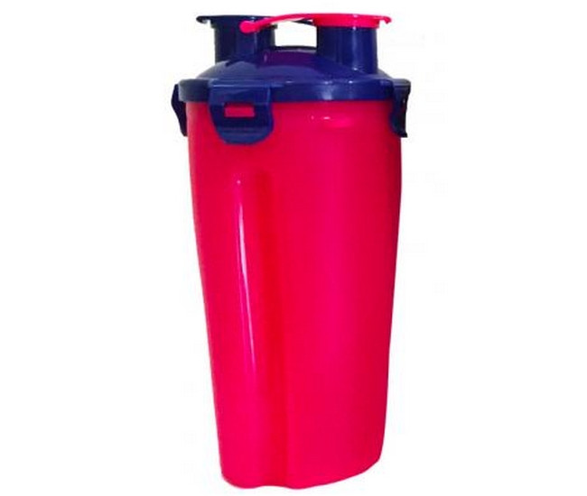 Подвійний шейкер SHAKER Hydra Cup Pink 1000 мл