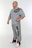 Топ-футболка світло сіра BigSam 3241, фото 2