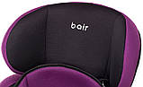 Автокрісло Bair Beta Iso-fix чорний - фіолетовий, фото 7