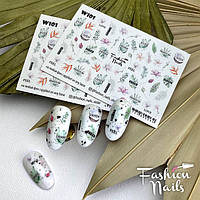 Слайдер-дизайн водні наклейки для нігтів Слайдер дизайн Fashion Nails