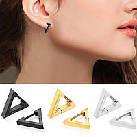 Сережки трикутники, трикутні сережки панк 2 шт.