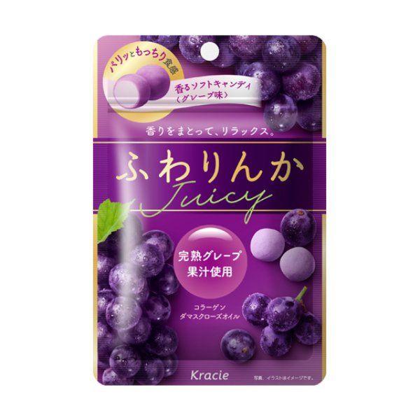 Kracie Fuwarinka Soft Beauty Candy Rose М'які жувальні цукерки з екстрактом троянди і виноградним соком, 32 г
