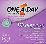 Bayer One A Day Women's Menopause Formula витамины, минералы, соевый изофлавон 50 таблеток