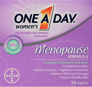 Bayer One A Day women's Menopause Formula вітаміни, мінерали, соєвий ізофлавон, 50 таблеток