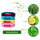 Силіконовий браслет ремінець від комарів і комах з капсулою Ball, фото 4